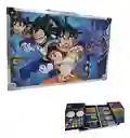 Set De Arte Para Niñas Estuche De Lujo Goku 142 Piezas