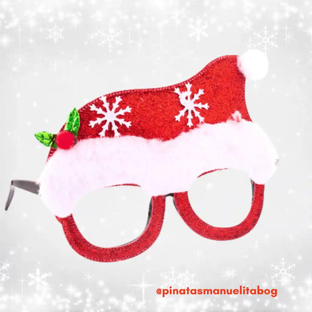 Gafas Papa Noel Navidad