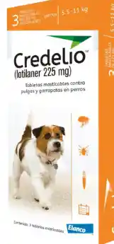Credelio 225mg Para Perros De 5.5 A 11kg X 1pastilla