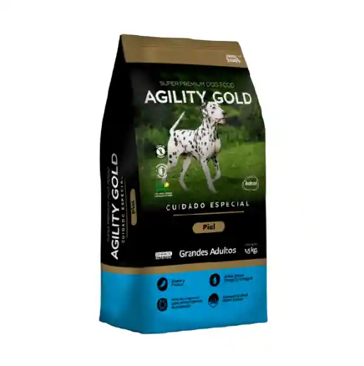 Agility Gold Adultos Raza Grande Piel 1.5kg