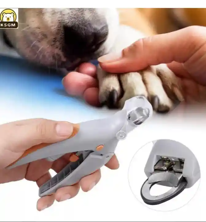 Corta Uñas Para Mascotas Con Luz Led Tijera