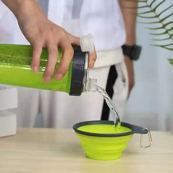 Botilito Bebedero De Agua Y Porta Comida