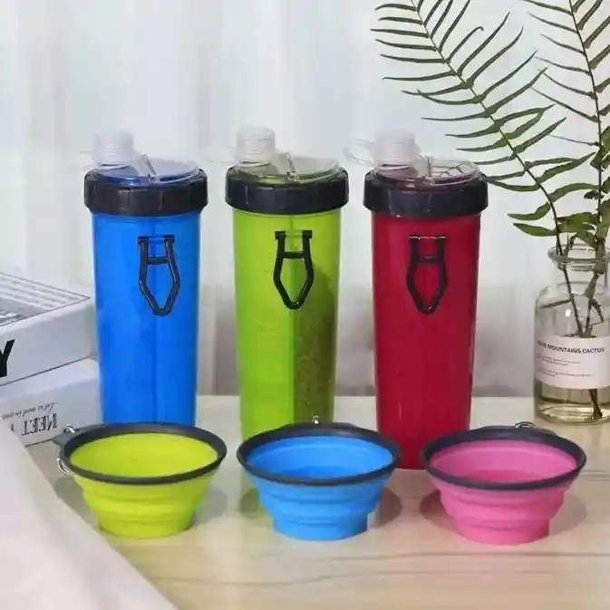 Botilito Bebedero De Agua Y Porta Comida