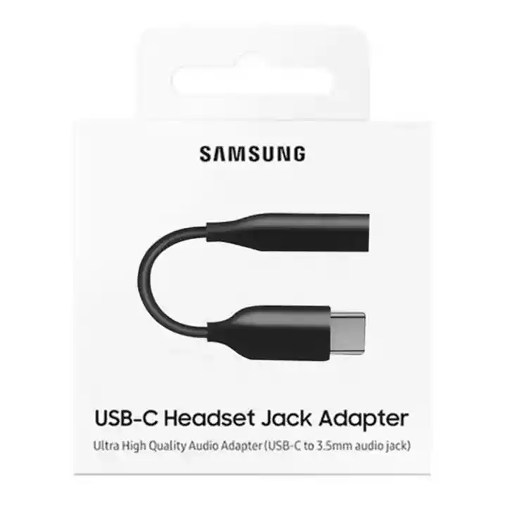 Adaptador Usb Tipo C A Jack 3.5 Negro