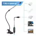 Lampara De Mesa Escritorio Led Flexible Con Adaptador Usb