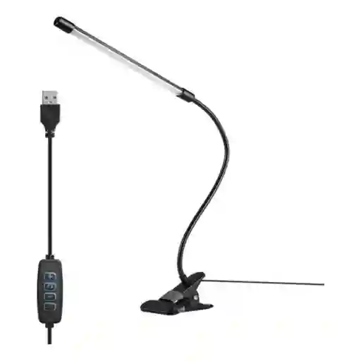 Lampara De Mesa Escritorio Led Flexible Con Adaptador Usb