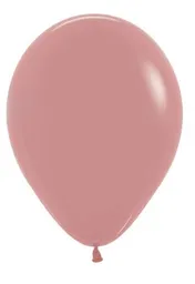 R-12 Bombas Globo Latex Redondo Fashion Palo De Rosa