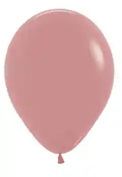 R-12 Bombas Globo Latex Redondo Fashion Palo De Rosa