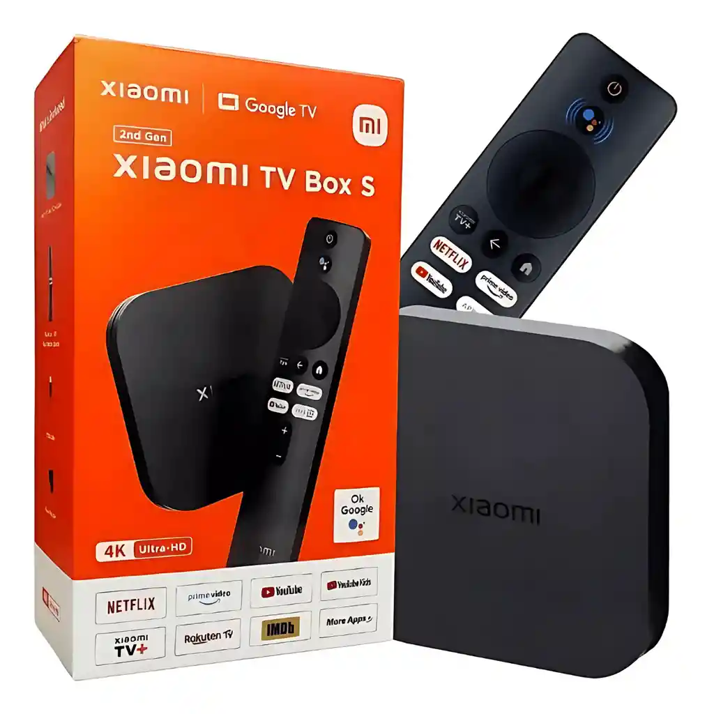 Xiaomi Tv Box S (2nd Gen), 4k Control De Voz 8gb Rom/2gb Ram Mdz-28-aa