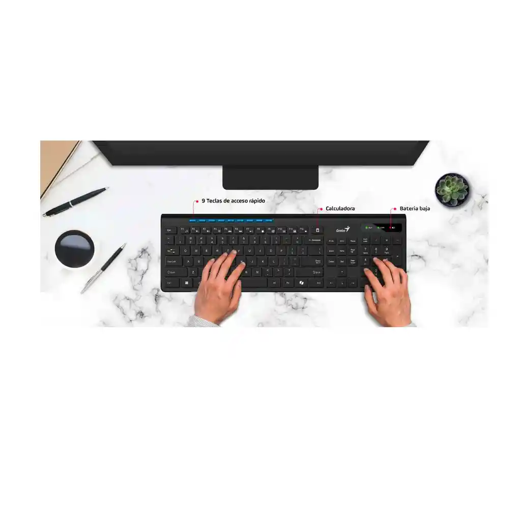 Teclado Genius Kb 7230 Inalambrico