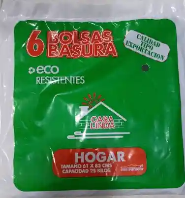 Bolsas De Basura Negra Tipo Hogar