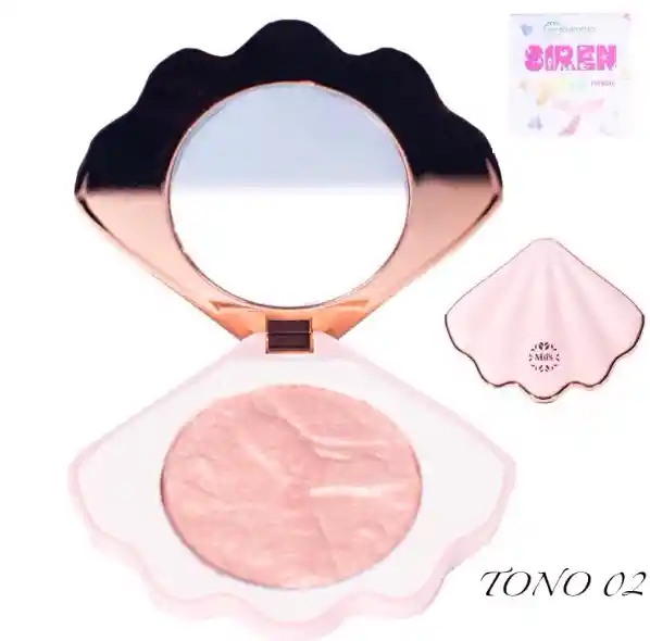 Iluminador Siren Glow Tono 02 Miis Cosmetics