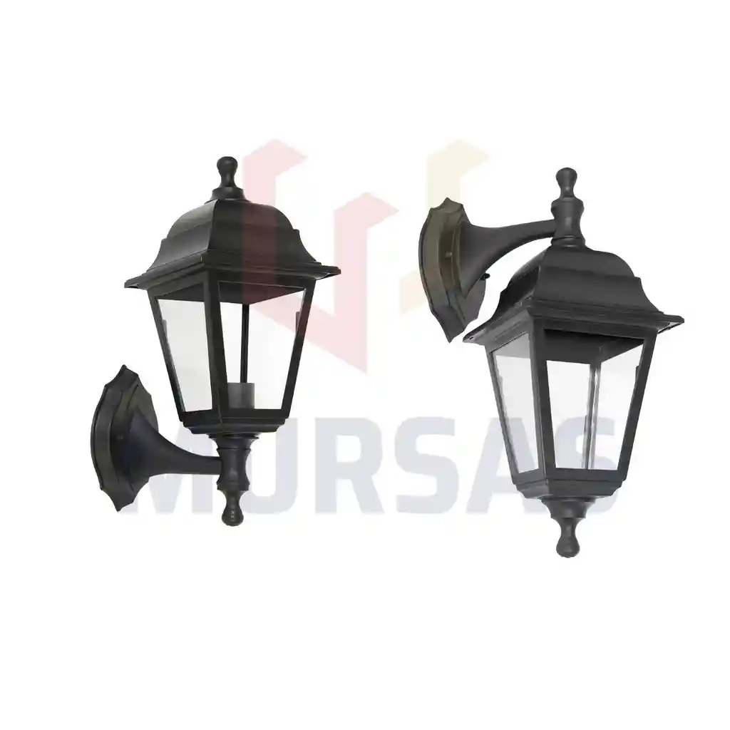 Lámpara Farol X2 Unidades Abs Pared Resistente Al Sol Y Agua