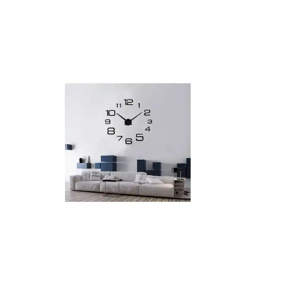 Reloj Pared Diseño Pegatina Sticker 3d