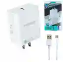 Cargador Pd + Usb 35 W Ch-643: Potencia Y Velocidad En Tu Carga