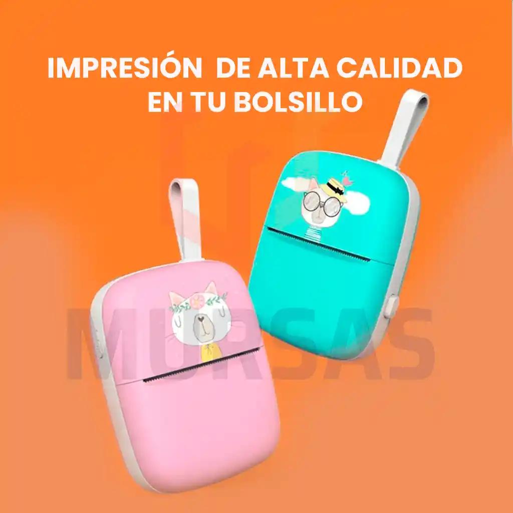 Mini Impresora Celular Térmica Inalámbrica Fotos Bluetooth