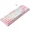 Teclado Mecánico Gamer Rosa Havit Kb874l Rgb