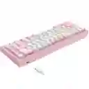 Teclado Mecánico Gamer Rosa Havit Kb874l Rgb