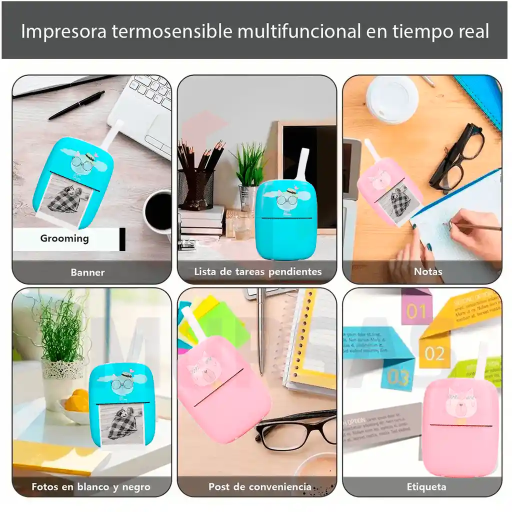 Impresora Niños Térmica Para Celular Bluetooth Inalámbrica