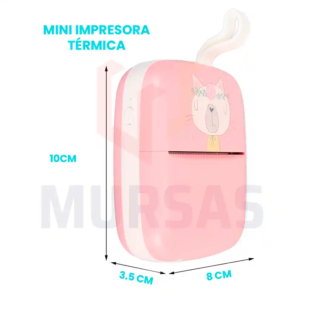 Impresora Niños Térmica Para Celular Bluetooth Inalámbrica