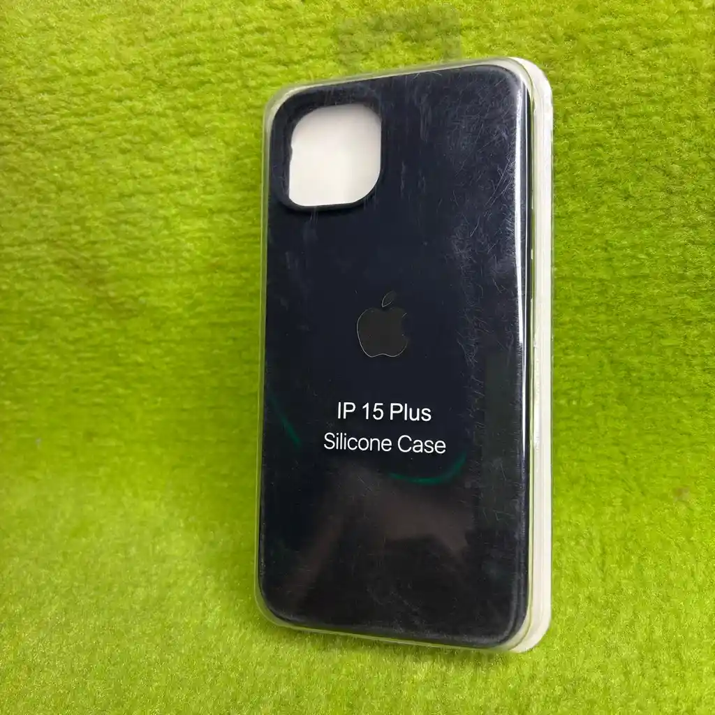 Forro Iphone 15 Plus / Silicona Negro