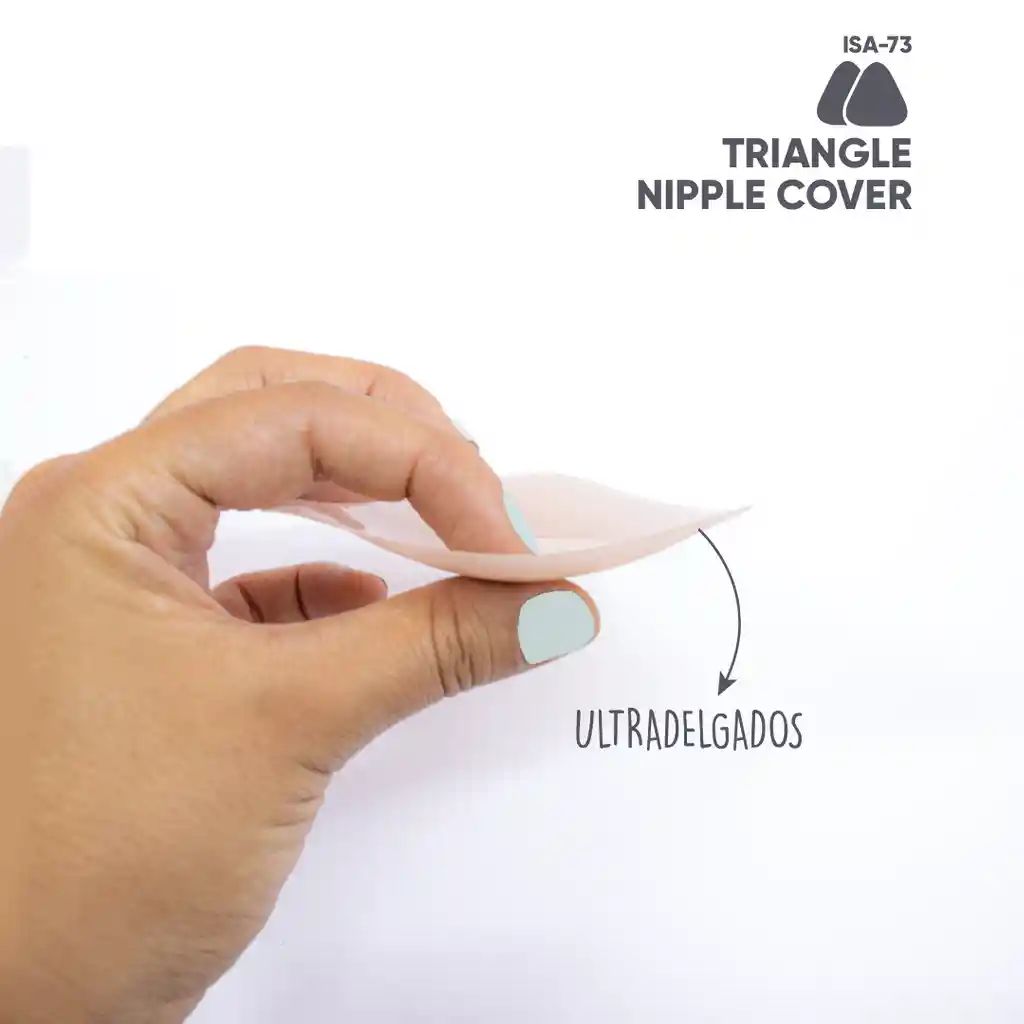 Cubre Pezones Triangulares Ultra Delgados Ligeros Invisibles / Triangle Nipple Cover