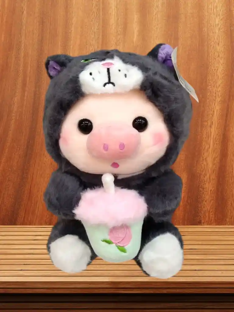 Peluche De Cerdito Con Pijama De Lucifer