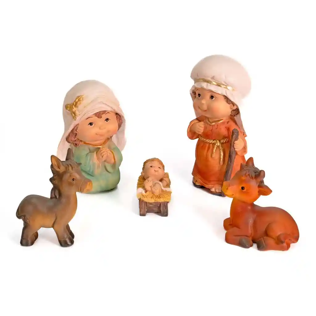 Pesebre Infantil 9 Cm 11 Piezas - Importado