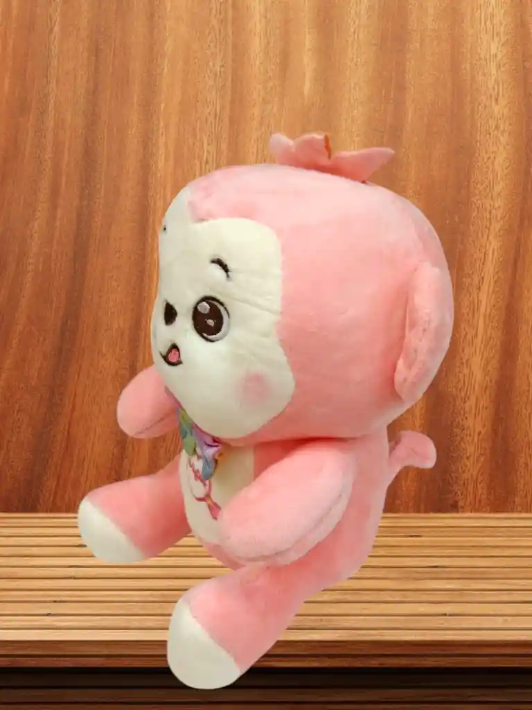 Peluche Mono Rosa