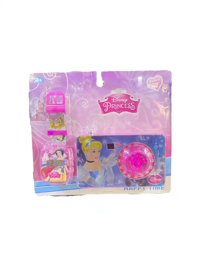 Cámara Con Reloj Princesas