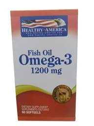 Omega 3 Por 1200 Mg X 60 Softgels Healthy America