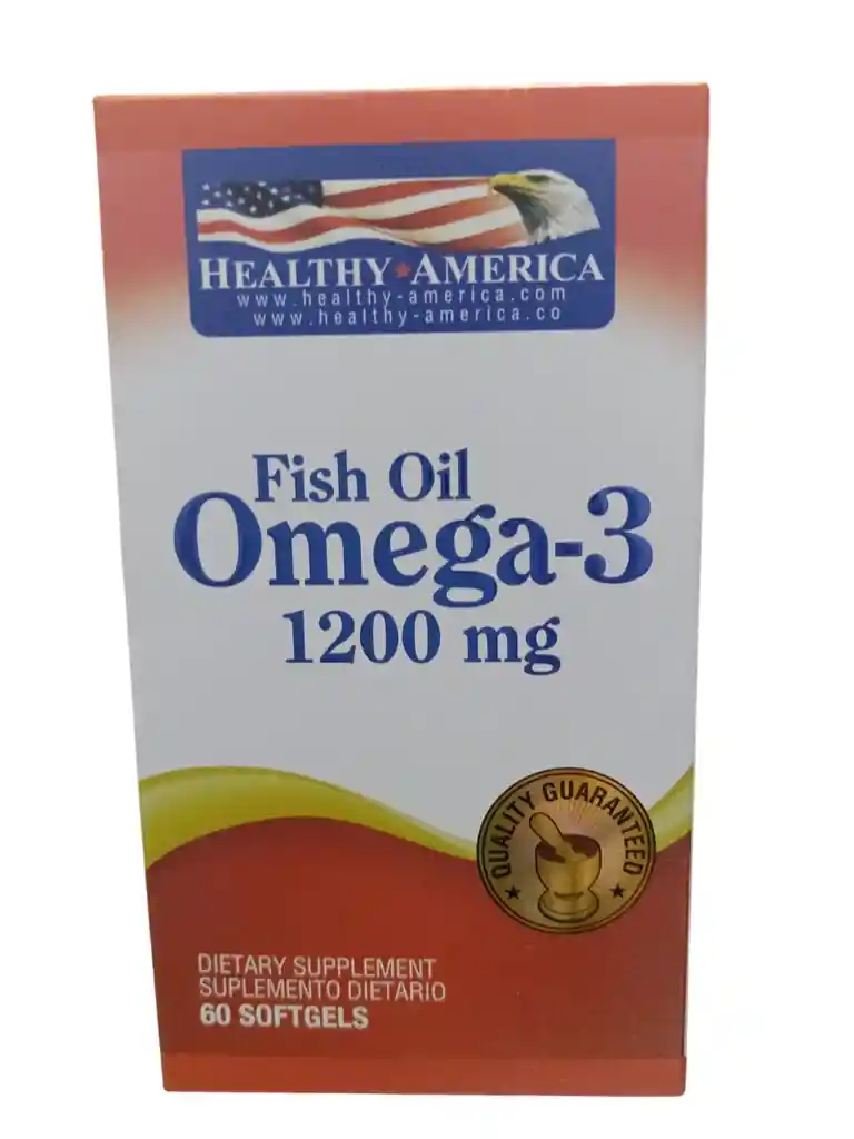 Omega 3 Por 1200 Mg X 60 Softgels Healthy America