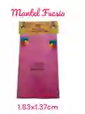 Mantel Plástico Reutilizable Fucsia