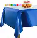 Mantel Papel En Aluminio Color Azul Rey Reutilizable 1.37mx1.83m