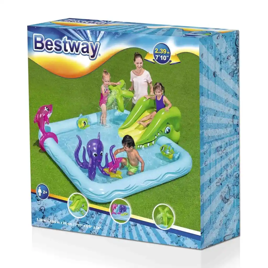 Juguete Centro De Juegos Acuario Fantástico Bestway 53052