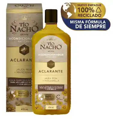 Acondicionador Capilar Tío Nacho Manzanilla Aclarante X 415 Ml