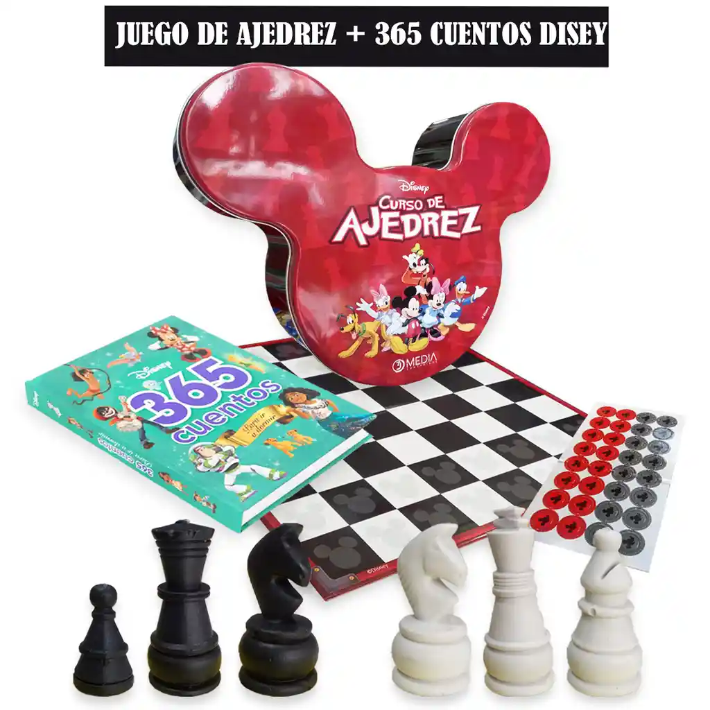 Pack Juego De Ajedrez + 365 Cuentos Para Ir A Dormir | Nuevo