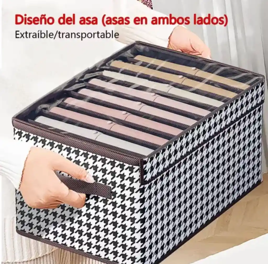 Organizador Ropa Plegable Con 6 Divisiones