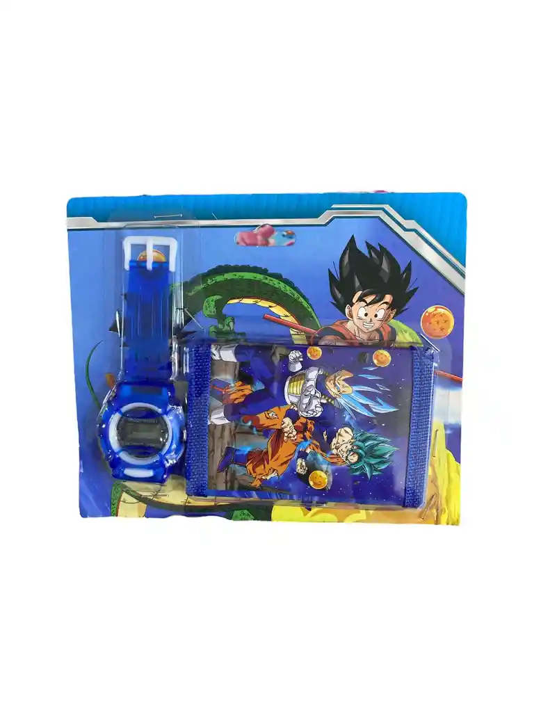 Reloj Digital Mas Billetera De Personaje Para Niño