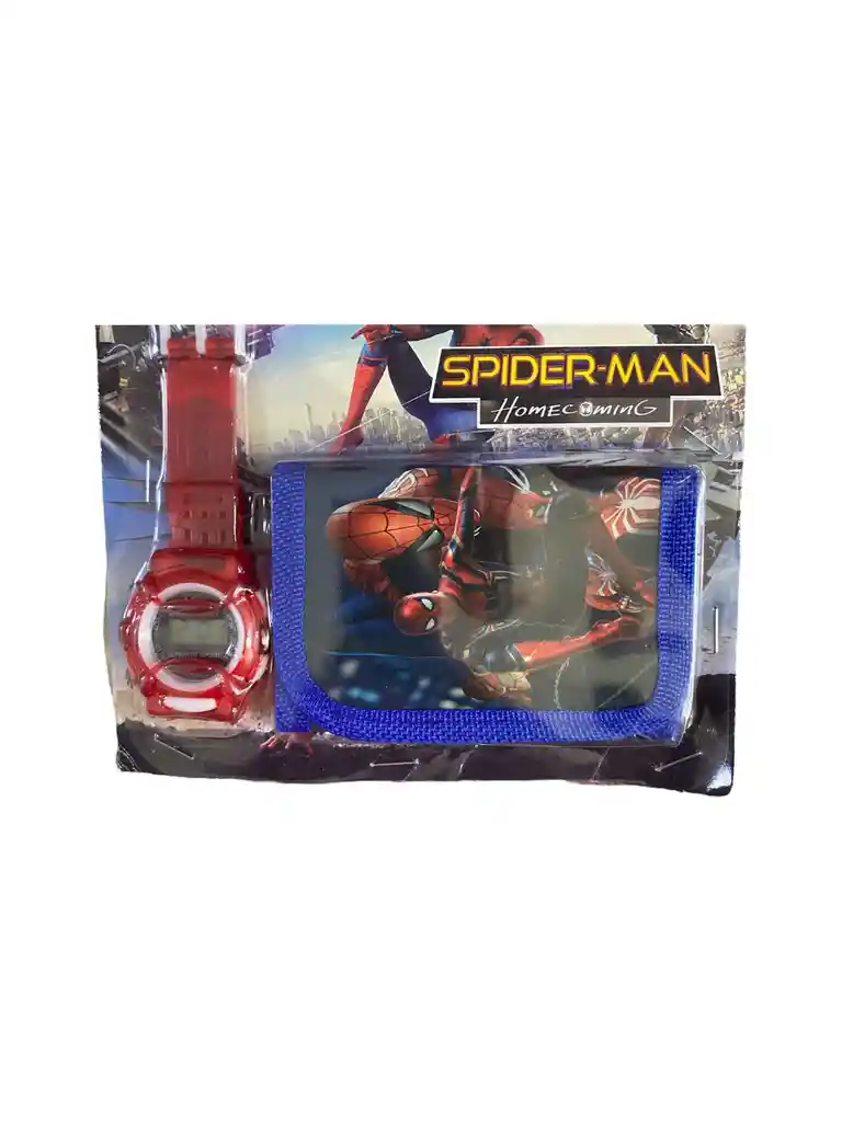 Reloj Digital Mas Billetera De Personaje Para Niño