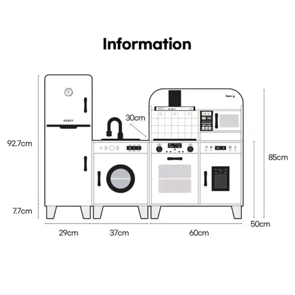 Gran Cocina Didactica Para Niños De 3 A 8 Años, Sonidos Y Luces Gran Tamaño