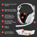 Diadema Gamer Logitech Astro A50 Gen 5 Lightspeed + Base, Wht