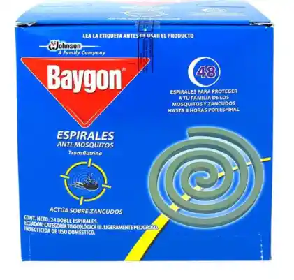 Insecticida Baygon X48und Espiral