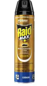 Insecticida Raid Aerosol Mata Cucarachas 285ml