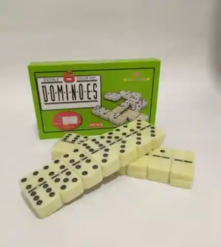 Domino 28 Piezas De Plastico Dominoes Puntos Negros