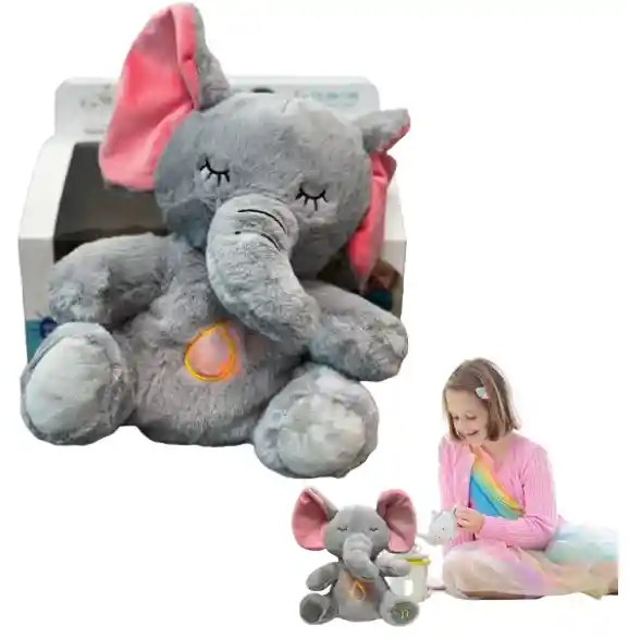 Peluche Elefante Respira Conmigo: Compañía Ideal Para Dormir