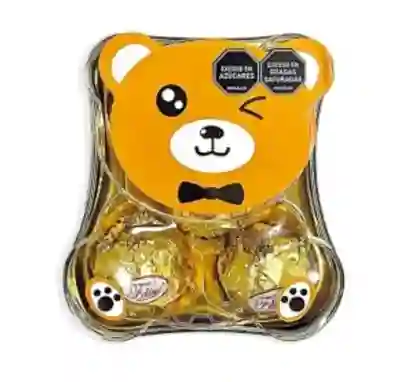 Bombones De Chocolate Estuche Oso Tierno X 5 Unidades