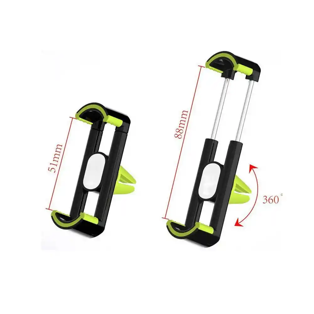 Holder Gravedad Soporte Celular Rejilla Auto Carro 360