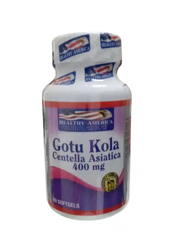 Gotu Kola Centella Asiatica 400 Mg X 60 Softgels Healthy America