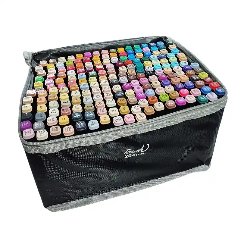 Set Marcadores Touch 204 Pcs